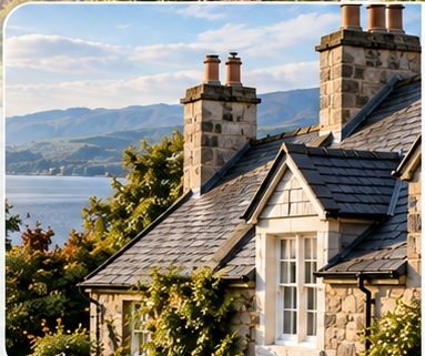 Stone homes in Fife